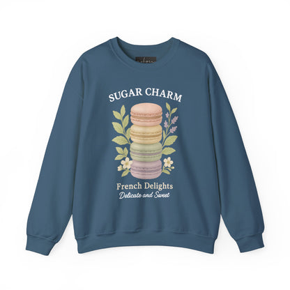 سويت شيرت ماكارون من Sugar Charm - رقبة دائرية من Heavy Blend™