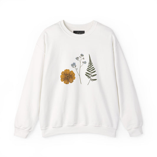 Floral Nature Crewneck Sweatshirt - Cozy Unisex Sweatshirt for Spring, Plant Lover Gift, Casual Outfit, Everyday Wear