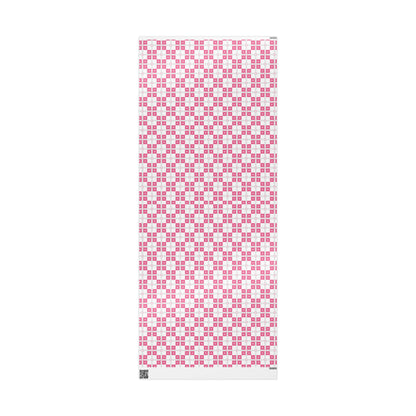 Chic Pink Patterned Wrapping Paper, Gift Wrapping, Birthday, Holiday, Celebration, Eco-Friendly Wrapping, Decorative Gift Wrap