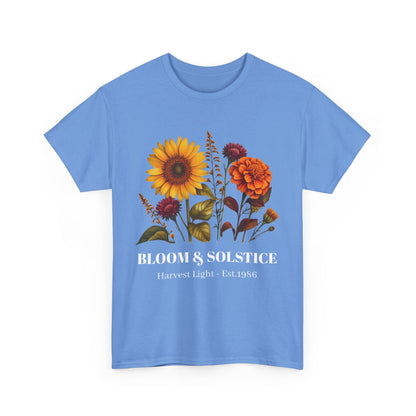 Bohemian Floral Tee, Unisex Cotton T-Shirt for Nature Lovers, Casual Summer Wear, Gift for Gardeners, Major Holidays Gift