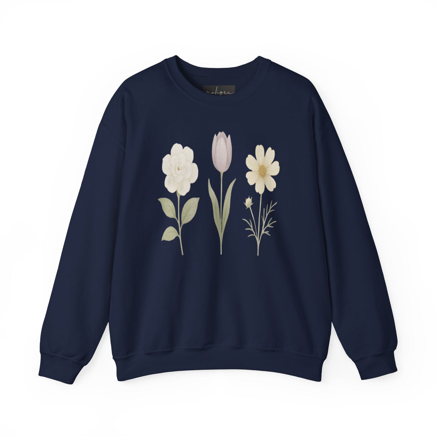 Floral Design Unisex Crewneck Sweatshirt - Cozy, Spring Vibes, Perfect Gift for Nature Lovers, Ideal for Casual Outings, Mother's Day, [...]