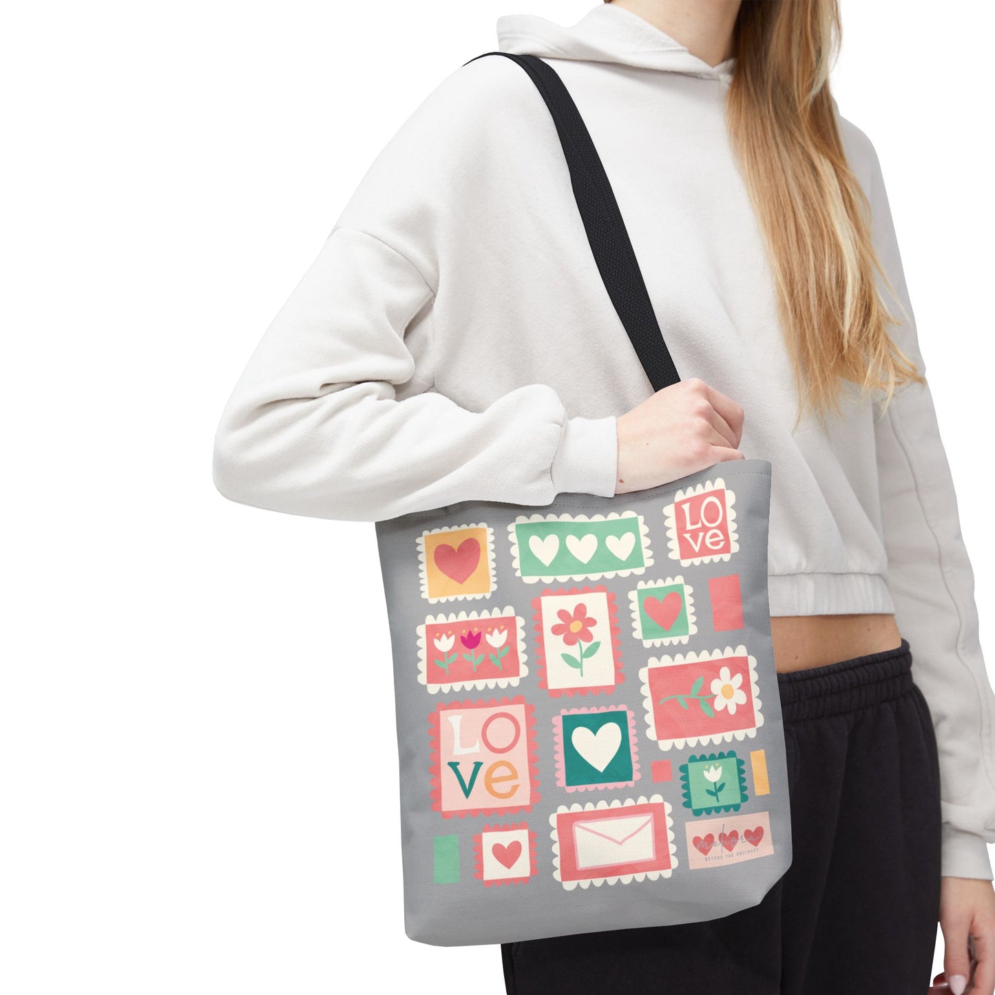 Stamped with Love, Sealed by Mom Tote Bag for Moms