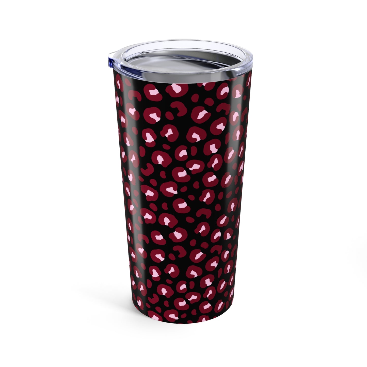 Stylish Leopard Print 20oz Tumbler - Insulated Travel Cup for Coffee and Drinks