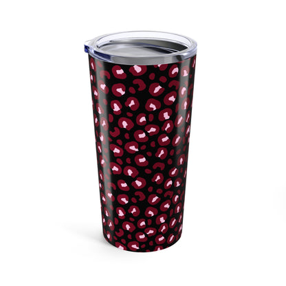 Stylish Leopard Print 20oz Tumbler - Insulated Travel Cup for Coffee and Drinks