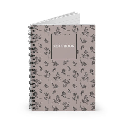 Elegant Floral Spiral Notebook - Perfect for Notes & Journaling