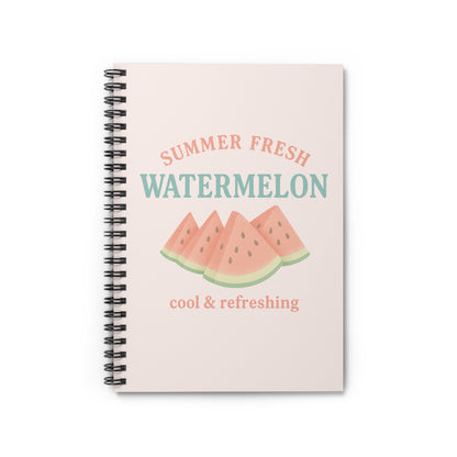 Summer Fresh Watermelon Spiral Notebook - Perfect for Notes & Summer Vibes
