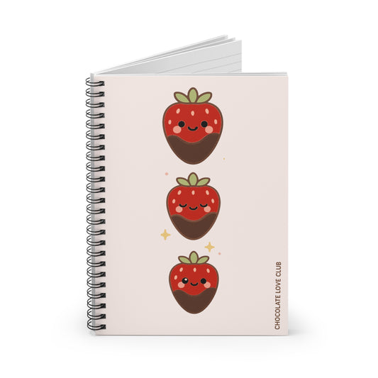 Cute Tomato Spiral Notebook for Food Lovers, Recipe Journal, Cooking Notes, Kitchen Organizer, Gift for Chefs