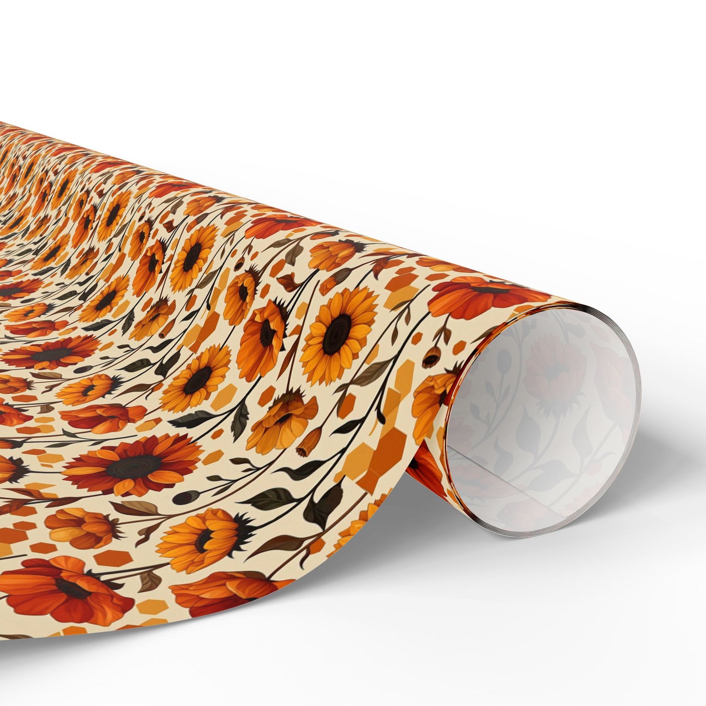 Vibrant Floral Wrapping Paper for All Occasions, Gift Wrap, Birthday, Holiday, Eco-Friendly Decor, Floral Print