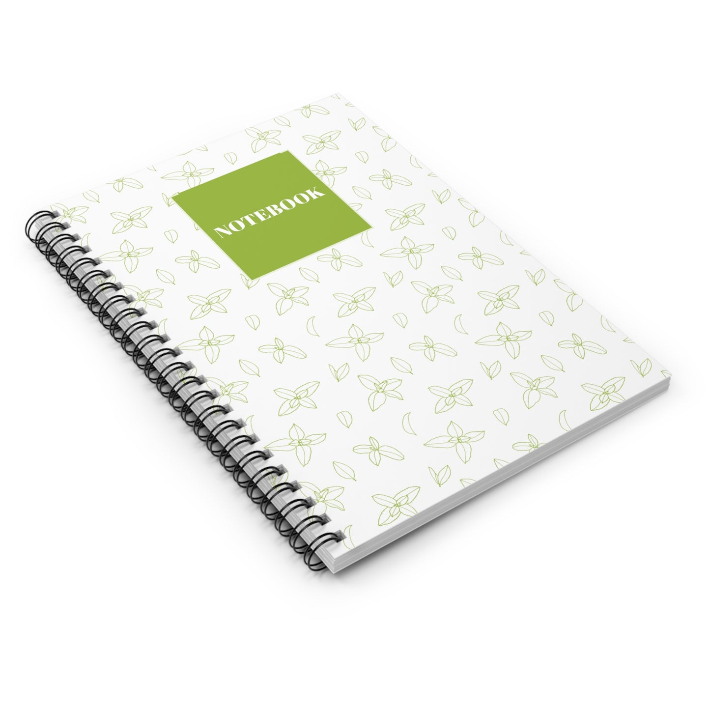 Floral Spiral Notebook - Ruled Line for Notes & Journaling