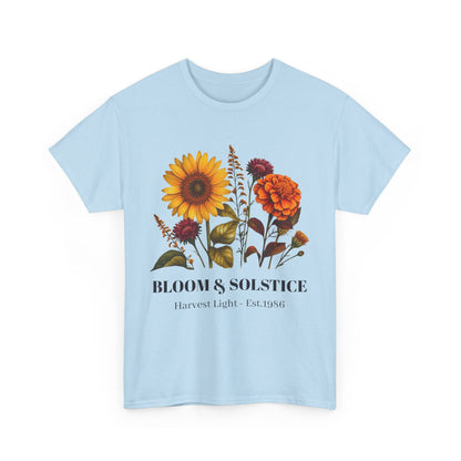 Bohemian Floral Tee, Unisex Cotton T-Shirt for Nature Lovers, Casual Summer Wear, Gift for Gardeners, Major Holidays Gift