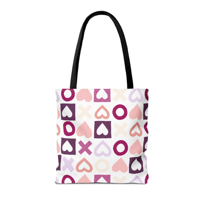 Mother's Day Heart Pattern Tote Bag - Stylish and Practical