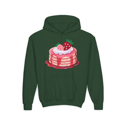 Strawberry Pancake Hoodie - Sweet and Fun Sweatshirt for Kids