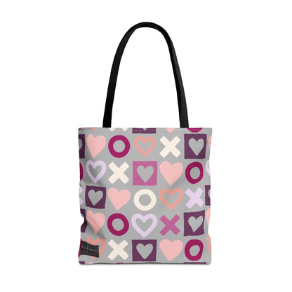 Mother's Day Heart Pattern Tote Bag - Stylish and Practical