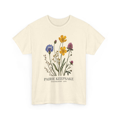 Floral Keepsake Tee, Unisex T-Shirt, Nature Lover Gift, Floral Print Apparel, Casual Wear, Botanical Tee