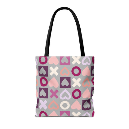 Mother's Day Heart Pattern Tote Bag - Stylish and Practical