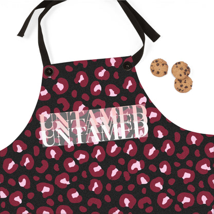 Chic Leopard Print Apron for Stylish Cooking