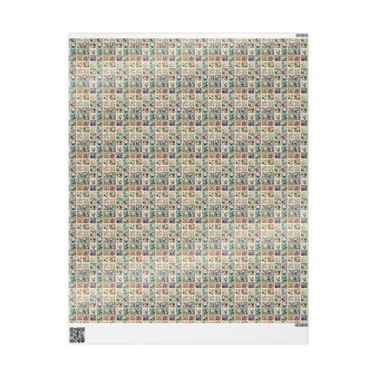 Charming Floral Wrapping Paper, Gift Wrap for Special Occasions, Birthday, Wedding, Holiday, Eco-Friendly Gift Wrapping