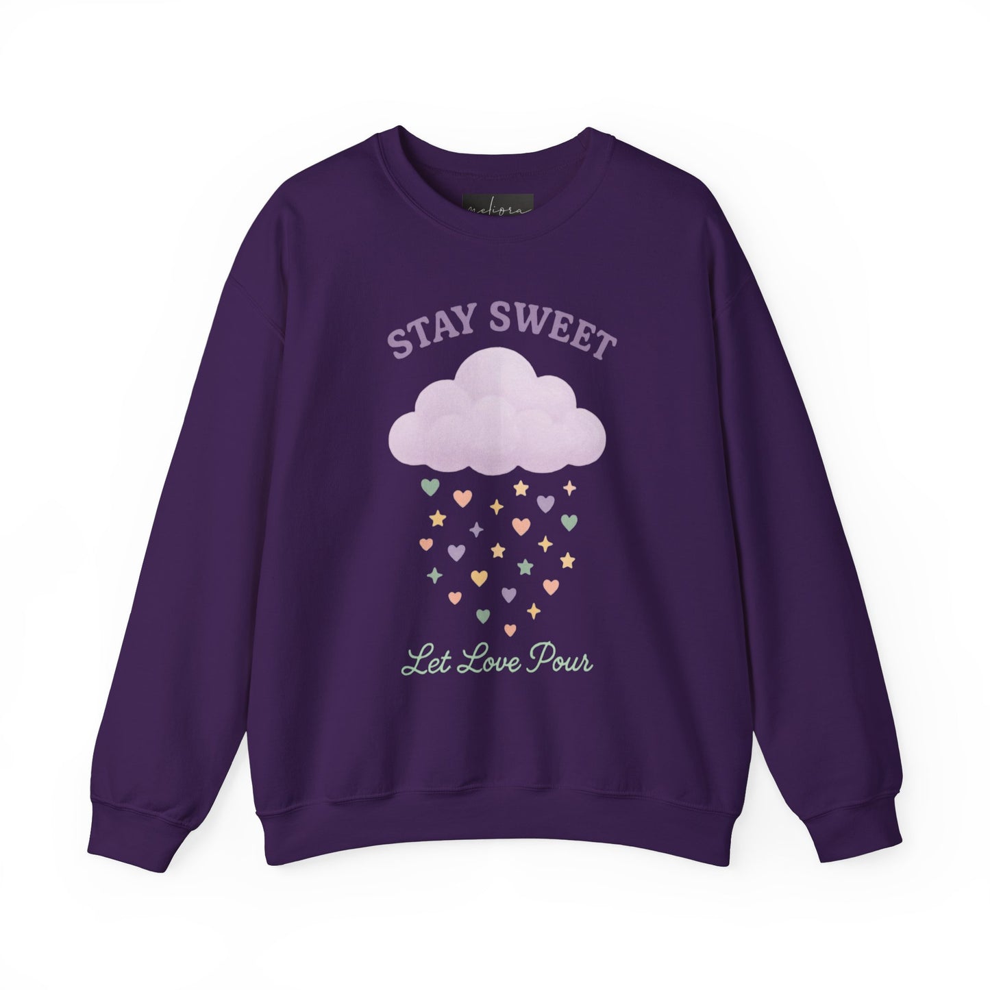 سويت شيرت Stay Sweet Crewneck - تصميم Let Love Pour