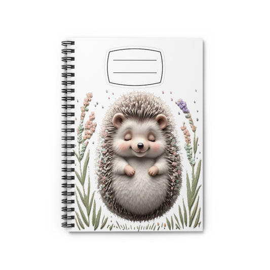 Adorable Hedgehog Spiral Notebook
