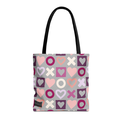 Mother's Day Heart Pattern Tote Bag - Stylish and Practical