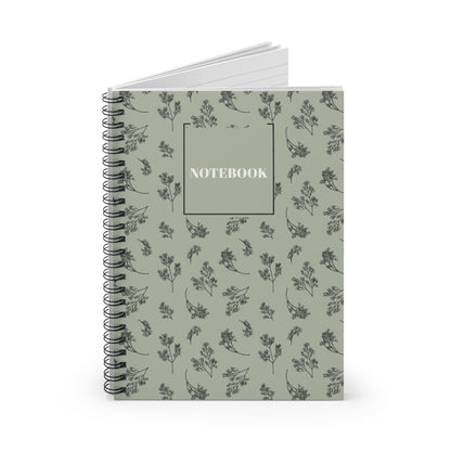 Elegant Floral Spiral Notebook - Perfect for Notes & Journaling