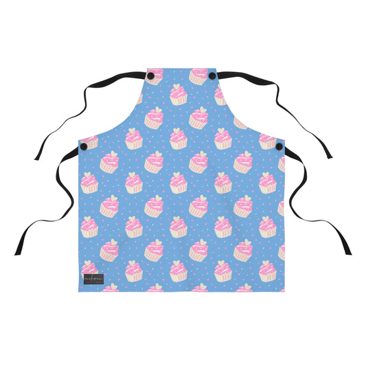 Cute Cupcake Pattern Apron - Perfect for Bakers & Gift Giving