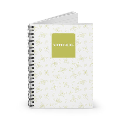 Floral Spiral Notebook - Ruled Line for Notes & Journaling