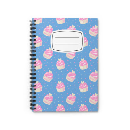 Cupcake-Themed Spiral Notebook for Food Lovers, Cute Journal for Baking Enthusiasts, Perfect Gift for Birthdays, Stationery for [...]