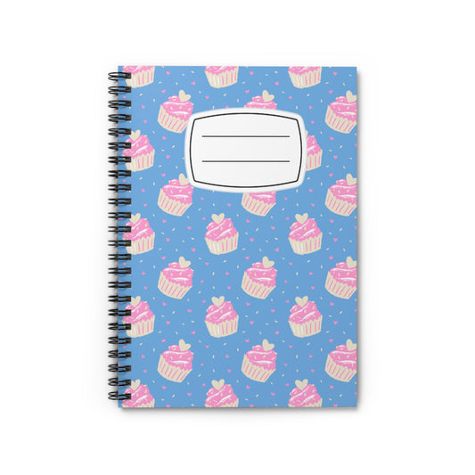 Cupcake-Themed Spiral Notebook for Food Lovers, Cute Journal for Baking Enthusiasts, Perfect Gift for Birthdays, Stationery for [...]