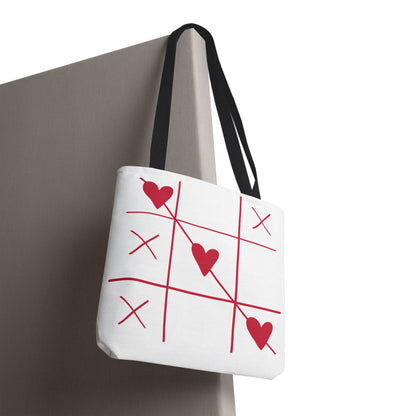 Heartfelt Tote Bag for Moms - 'The Best Mom Ever' & Tic Tac Toe Design