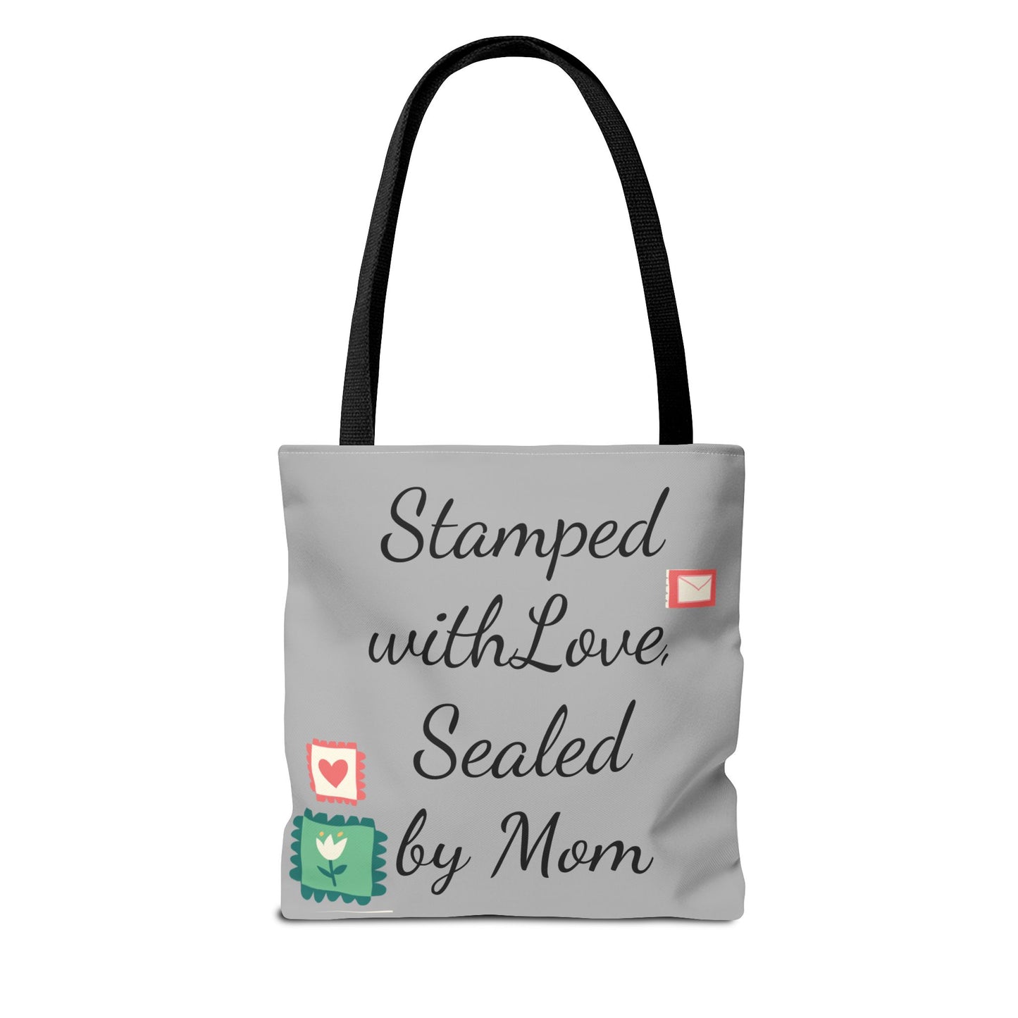 Stamped with Love, Sealed by Mom Tote Bag for Moms