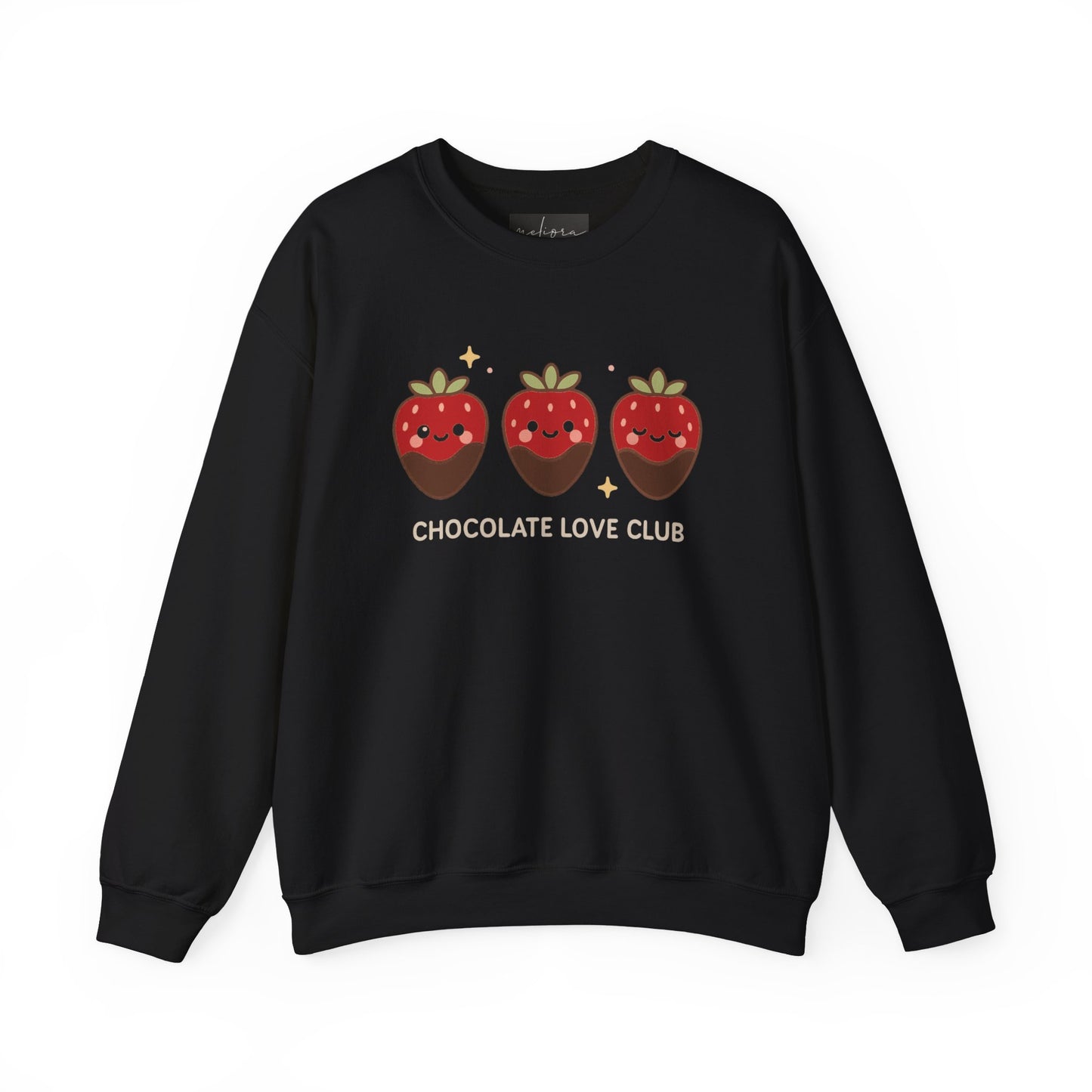 سويت شيرت بياقة دائرية من Chocolate Love Club - سترة دافئة للأحباب
