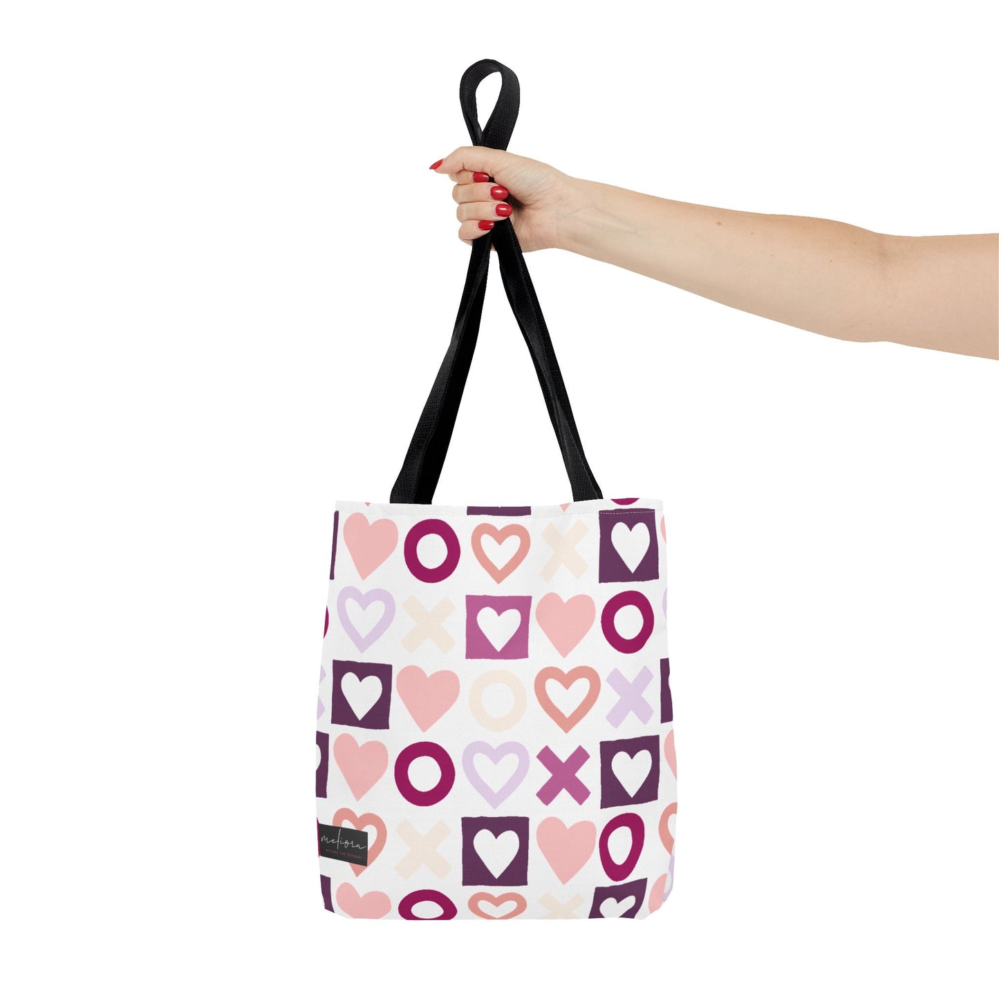 Mother's Day Heart Pattern Tote Bag - Stylish and Practical