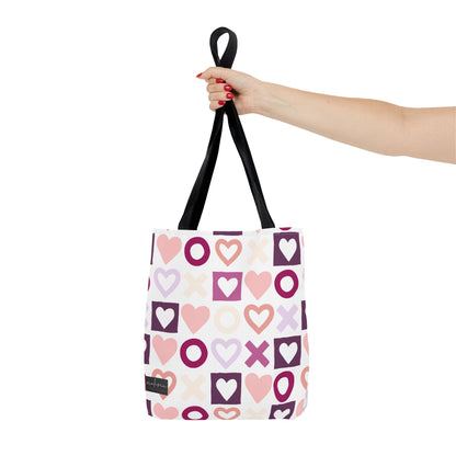 Mother's Day Heart Pattern Tote Bag - Stylish and Practical
